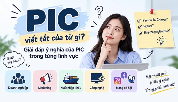 PIC viết tắt của từ gì? Giải đáp ý nghĩa của PIC trong từng lĩnh vực