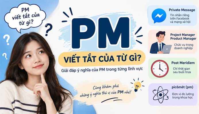 PM viết tắt của từ gì? Giải đáp ý nghĩa của PM trong từng lĩnh vực