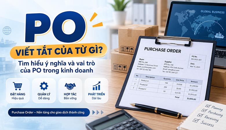 PO viết tắt của từ gì? Tìm hiểu ý nghĩa và vai trò của PO trong kinh doanh 